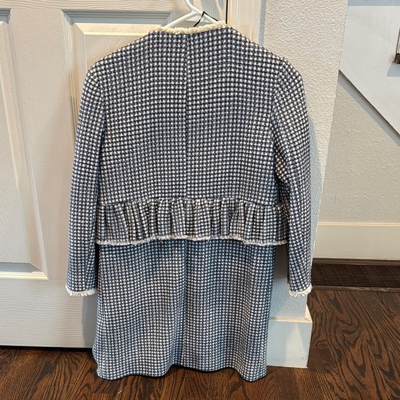 Zara Black and White Checkered Blazer - Picture 3 of 4